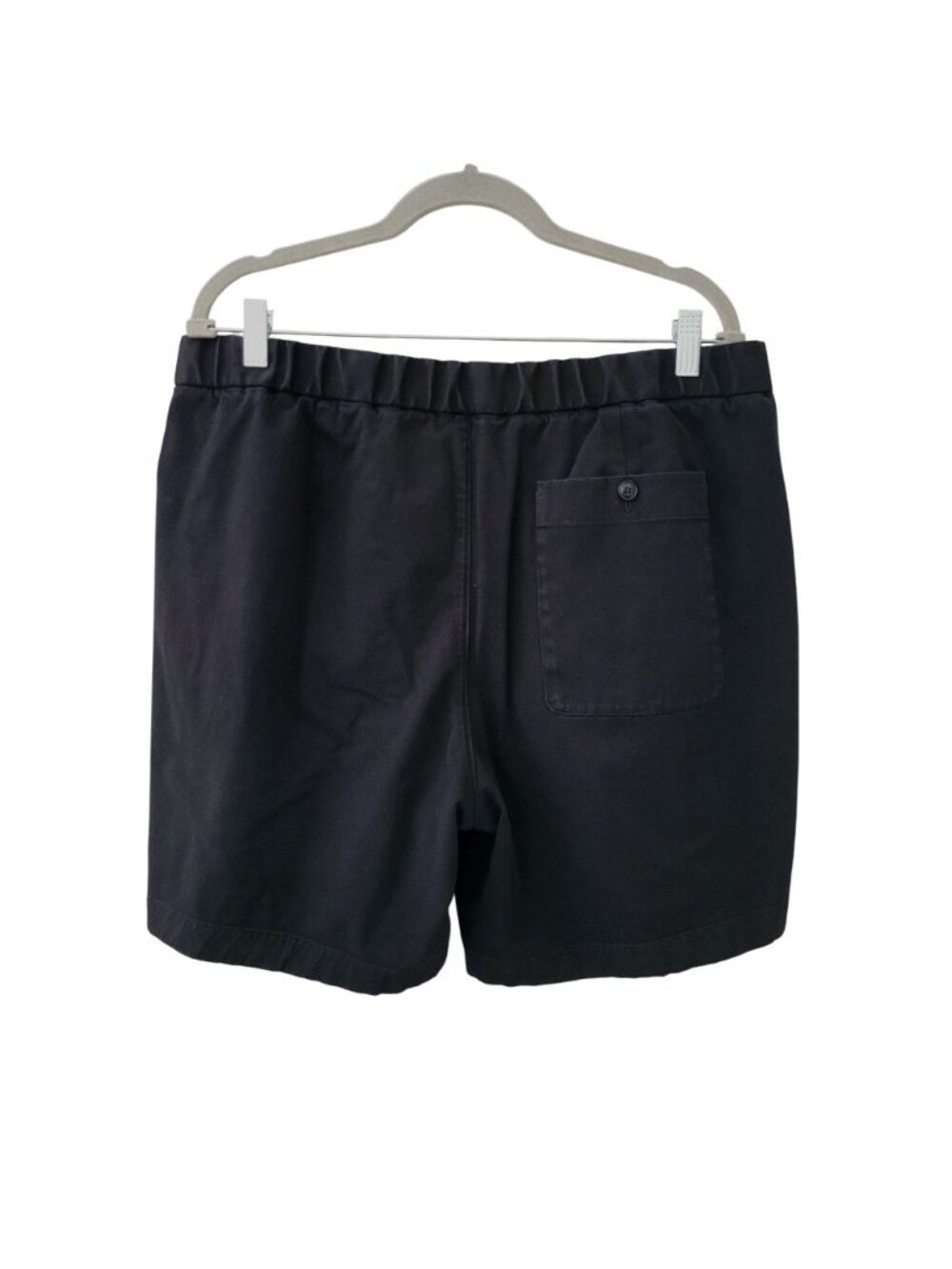 Everlane Shorts Mens Size XL Black Chino 7" Stretch Uniform Adult Preppy Casual - Picture 2 of 6